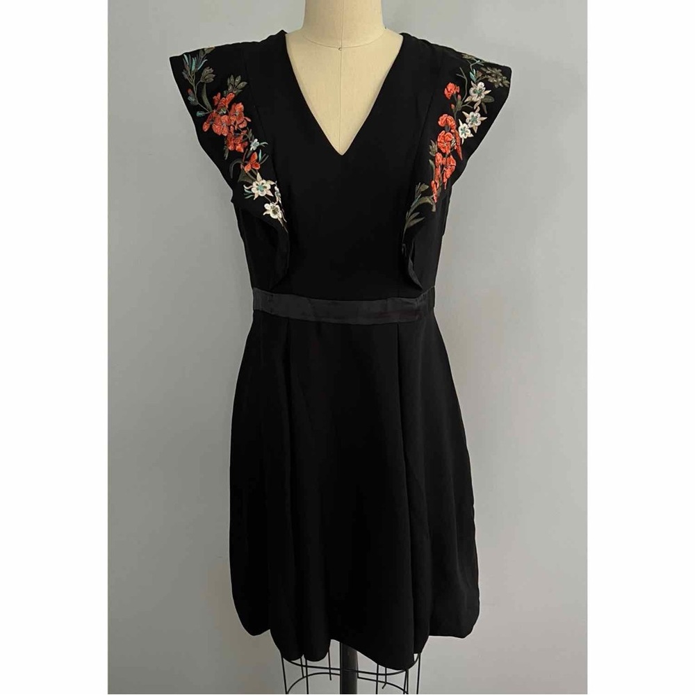 ABS Collection Floral Ruffle Dress